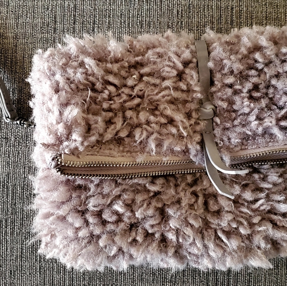 Universal Thread Faux Fur Wristlet/Bag